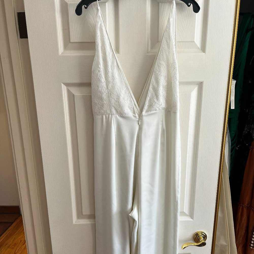 Ronny Kobo - White Jumpsuit Bridal